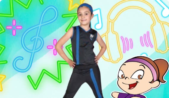 Fotografía de estudiantes en clase de Jazz en Baby Ballet San Pedro de los Pinos